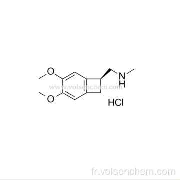 CAS 866783-13-3, Hydrochlorure d&#39;Ivabradine Intermédiaires (1S) -4,5-Diméthoxy-1 - [(méthylamino) méthyl] benzocyclobutane